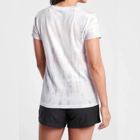 Athleta Organic Daily Tie Dye Tee in Kai Ballerina - Picture 2 of 6